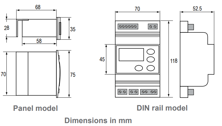 Johnson Controls MS Line - Dimensions