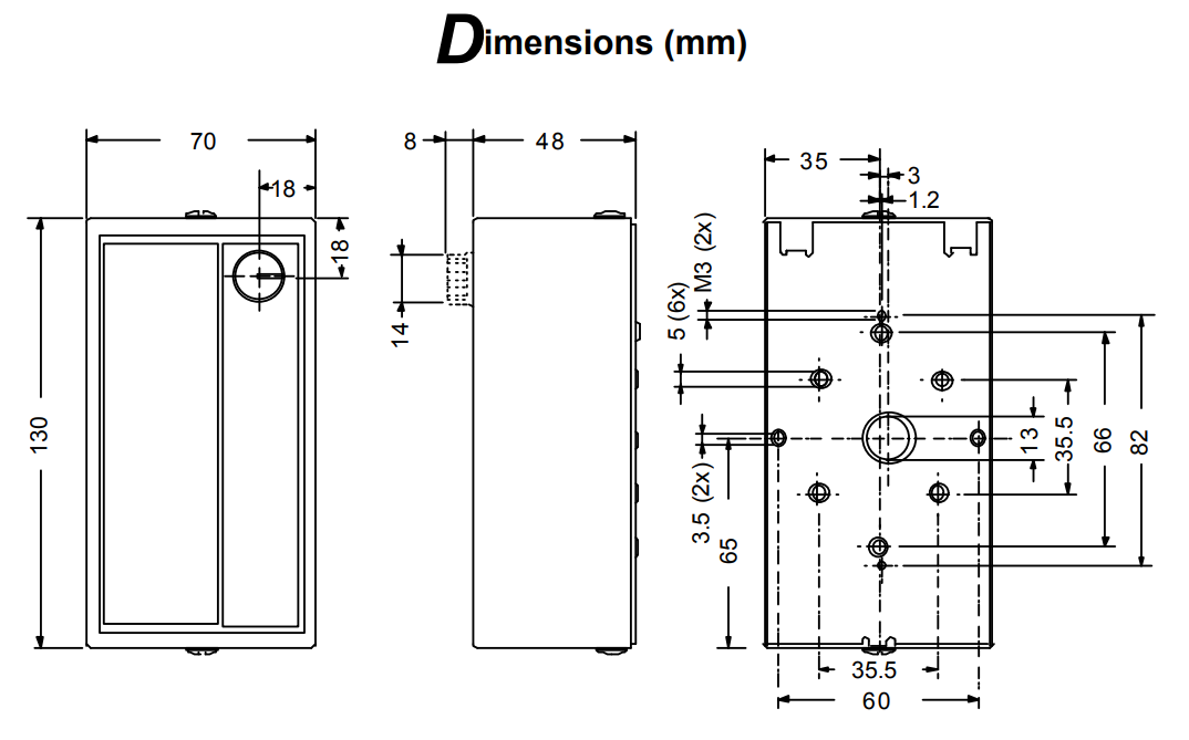 Johnson Controls W43 - Dimensions