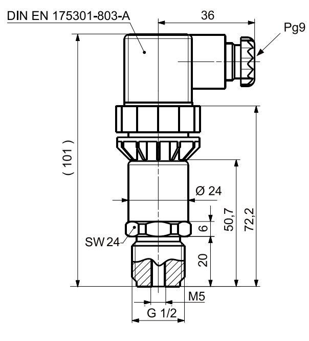 Siemens QBE2003-P2.5 - Dimensions